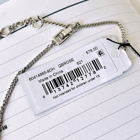 Givenchy Silver-tone Crystal Cluster Necklace - Picture 9 of 14